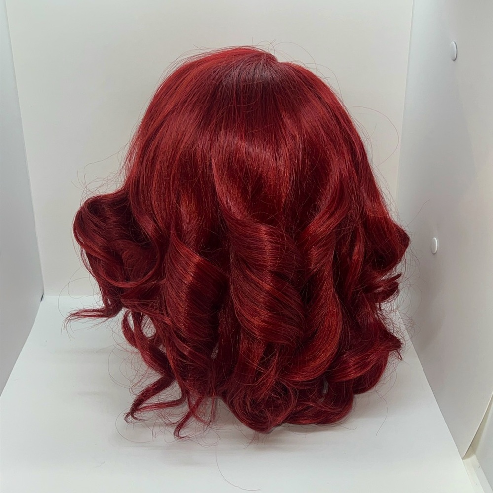 Elegant Red Curly Hair Wig - Picture 3 of 7